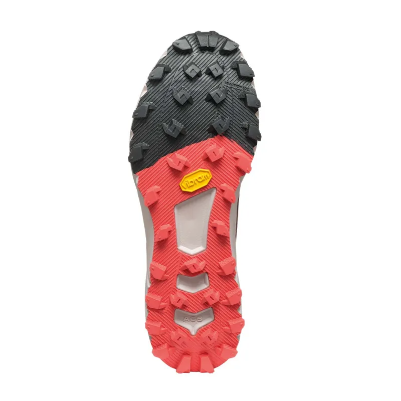 Scarpa Womens Spin ST Shoe - Russet Brown-Coral-6